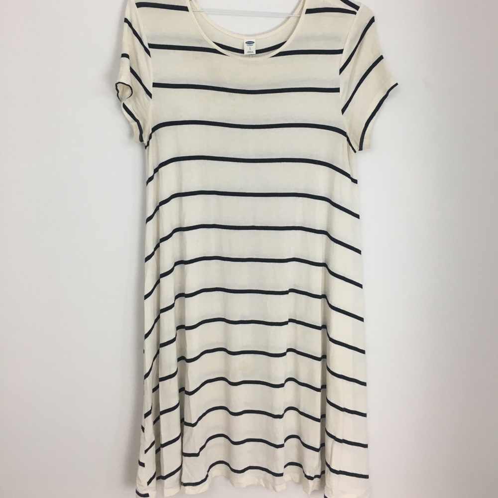Old Navy Striped Jersey Tee Dress